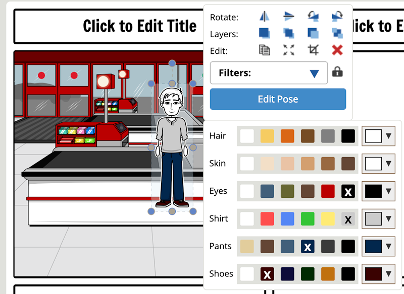 Image of the create storyboard button